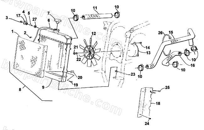 COOLING ASSEMBLY diagram