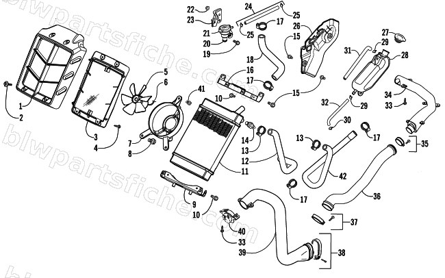 COOLING ASSEMBLY diagram