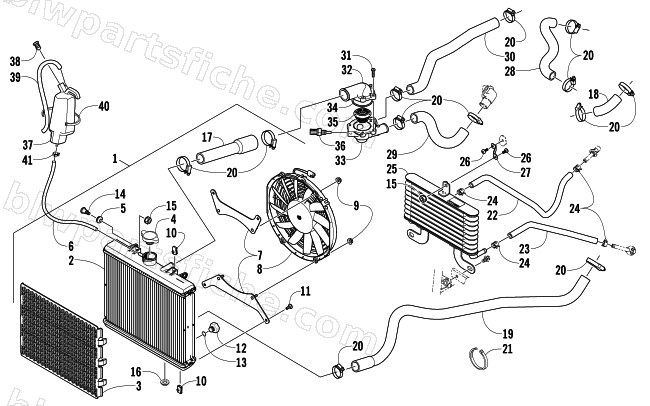 COOLING ASSEMBLY diagram