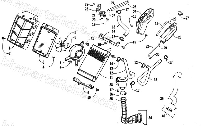 COOLING ASSEMBLY diagram