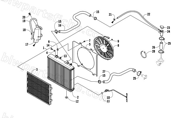 COOLING ASSEMBLY diagram