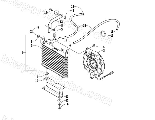 COOLING ASSEMBLY diagram