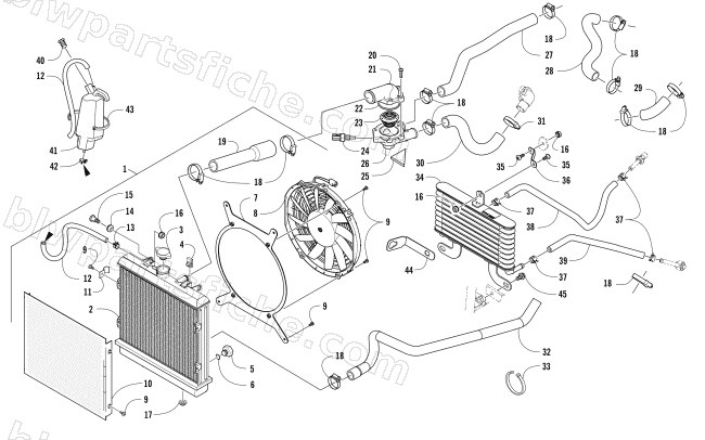 COOLING ASSEMBLY diagram