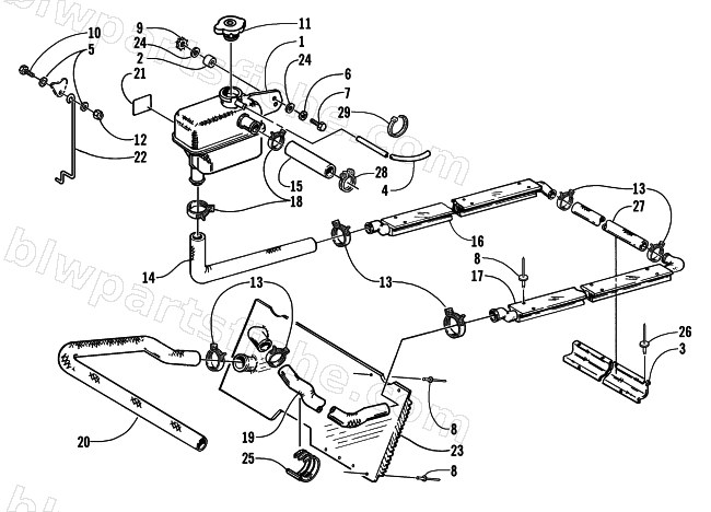 COOLING ASSEMBLY diagram