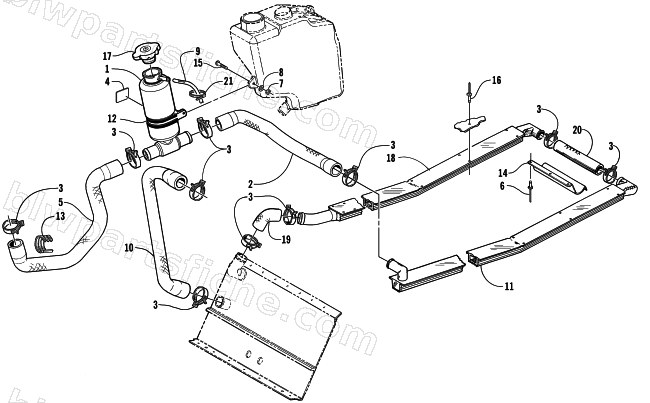 COOLING ASSEMBLY diagram