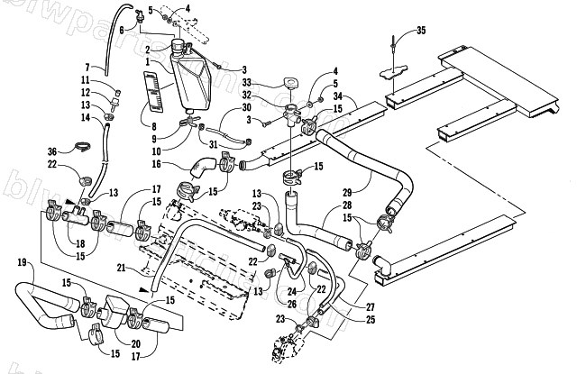 COOLING ASSEMBLY diagram