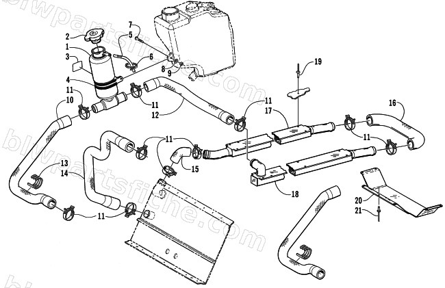 COOLING ASSEMBLY diagram