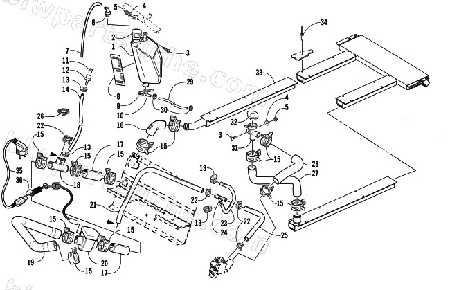 COOLING ASSEMBLY diagram
