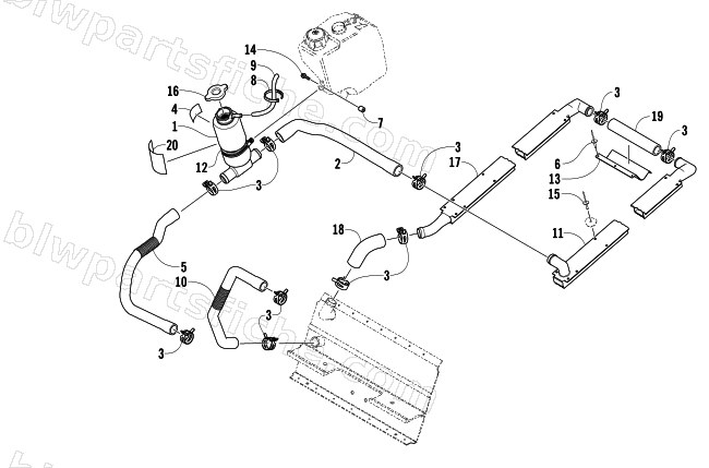 COOLING ASSEMBLY diagram