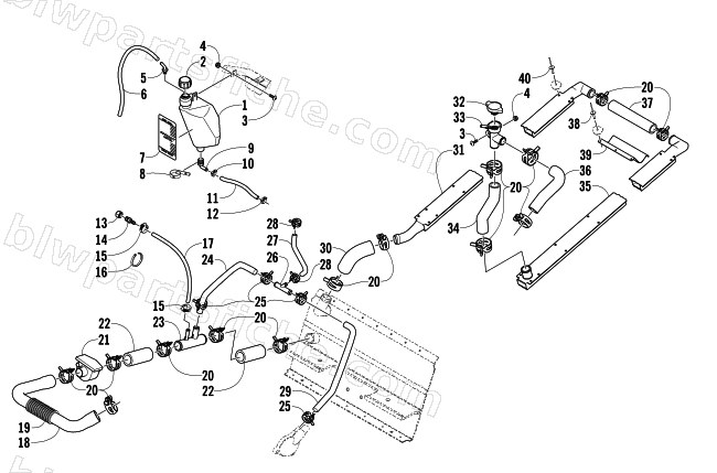 COOLING ASSEMBLY diagram