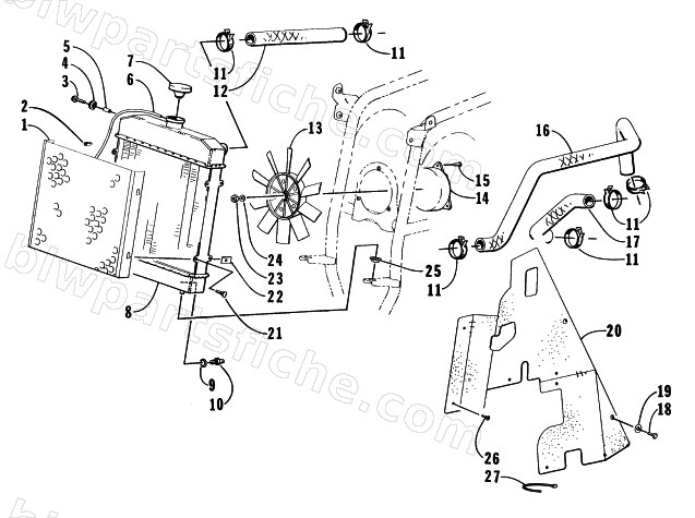 COOLING ASSEMBLY diagram