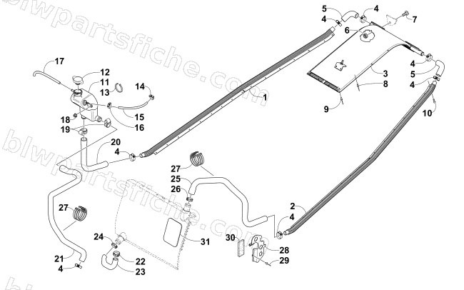 COOLING ASSEMBLY diagram