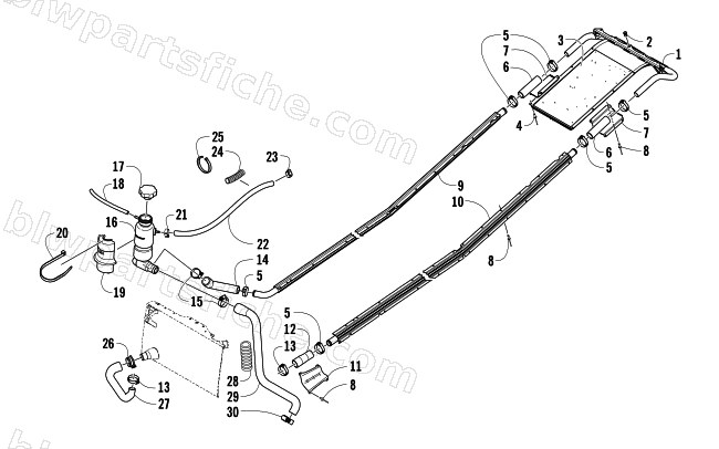 COOLING ASSEMBLY diagram