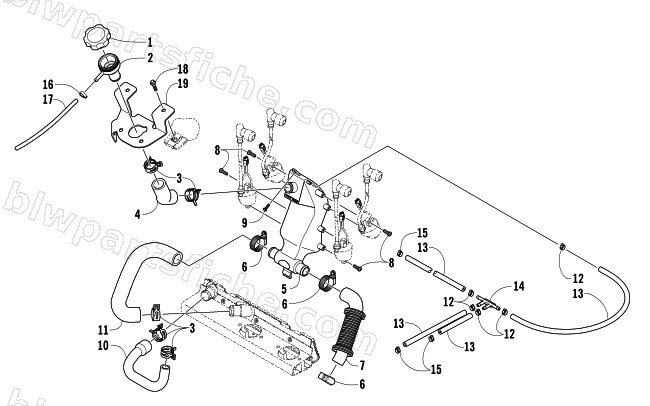 COOLING ASSEMBLY diagram