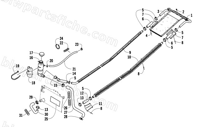 COOLING ASSEMBLY diagram