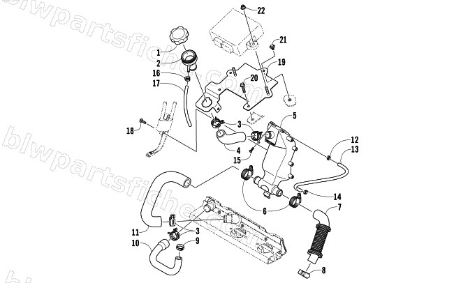 COOLING ASSEMBLY diagram