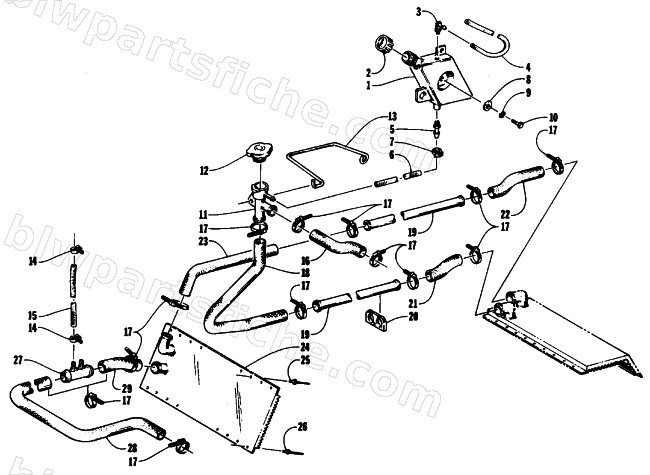 COOLING ASSEMBLY diagram