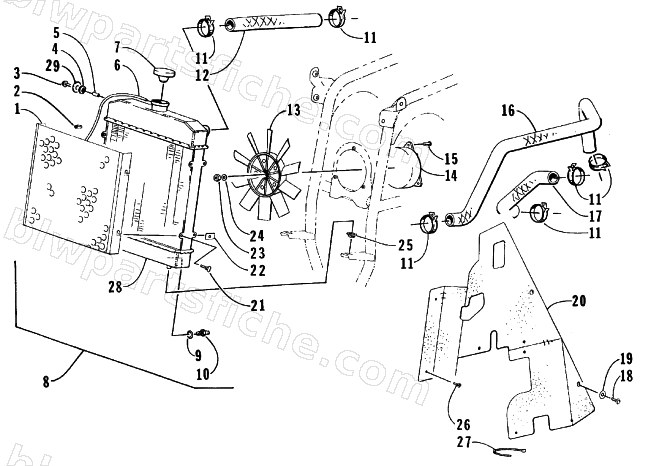 COOLING ASSEMBLY diagram