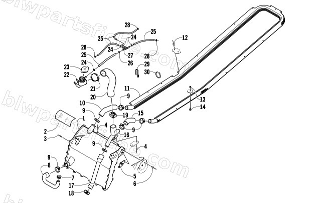 COOLING ASSEMBLY diagram