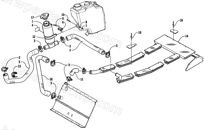 COOLING ASSEMBLY (MC) diagram
