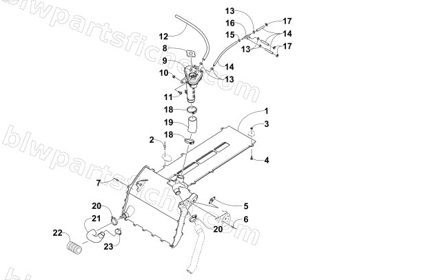 COOLING ASSEMBLY (US) diagram