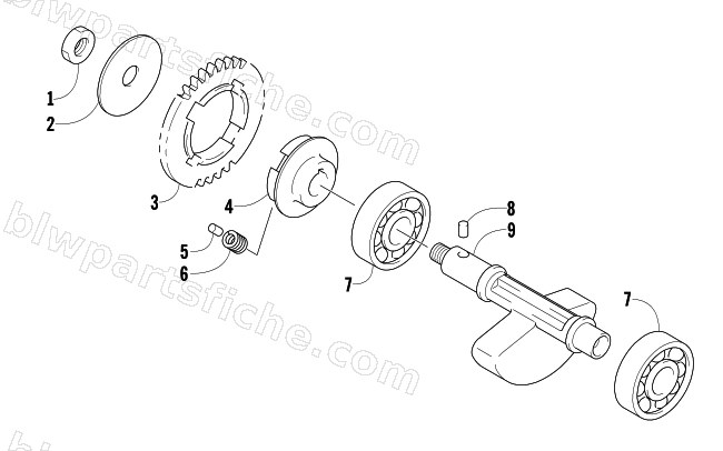 CRANK BALANCER ASSEMBLY diagram