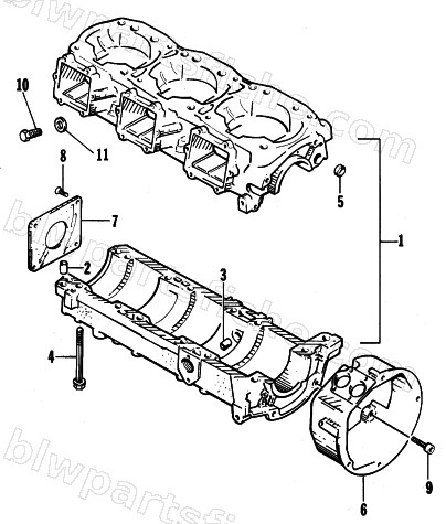 CRANKCASE ASSEMBLY diagram