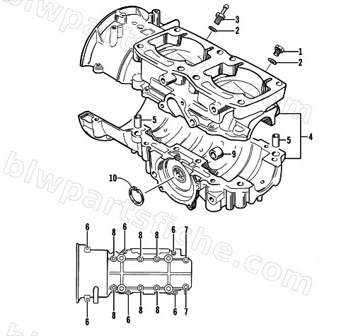 CRANKCASE ASSEMBLY diagram