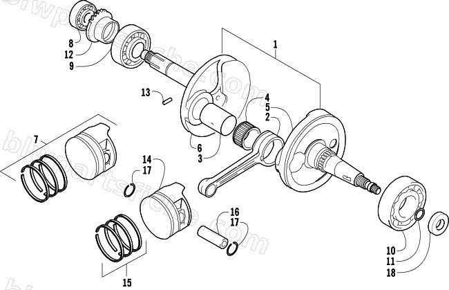 CRANKSHAFT ASSEMBLY diagram