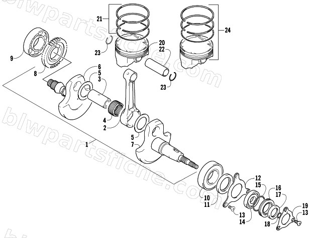 CRANKSHAFT ASSEMBLY diagram