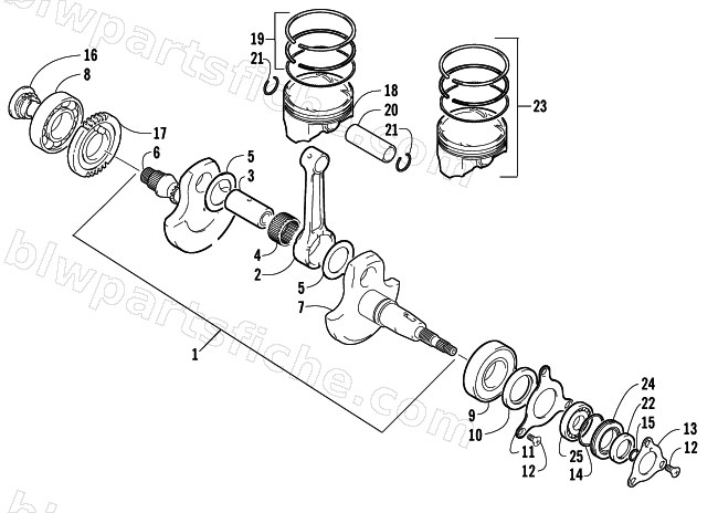 CRANKSHAFT ASSEMBLY diagram