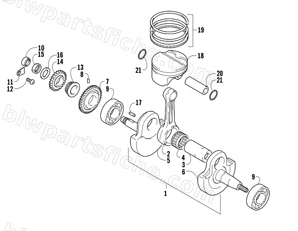 CRANKSHAFT ASSEMBLY diagram
