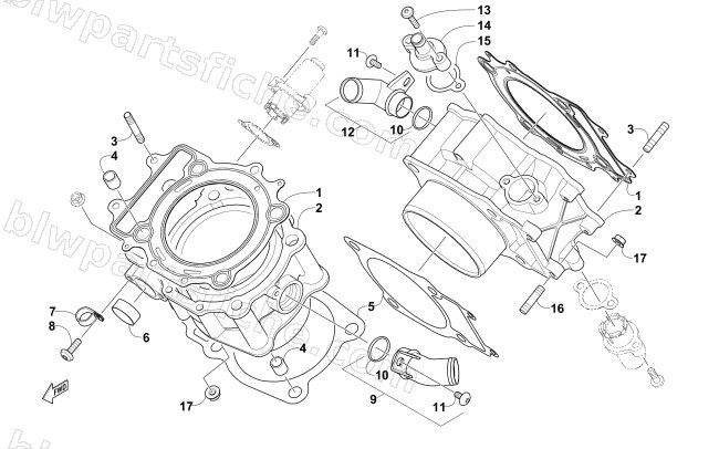 CYLINDER ASSEMBLY diagram