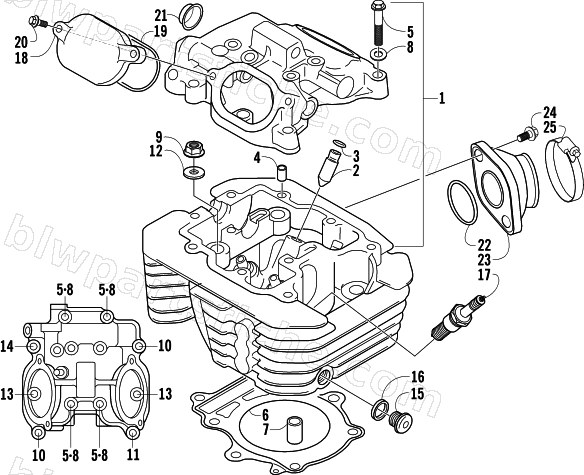 CYLINDER HEAD ASSEMBLY diagram