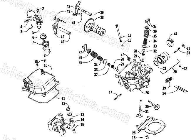 CYLINDER HEAD ASSEMBLY diagram