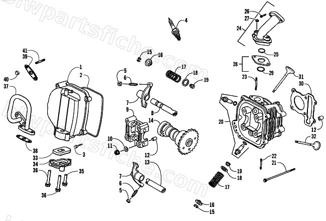CYLINDER HEAD ASSEMBLY diagram