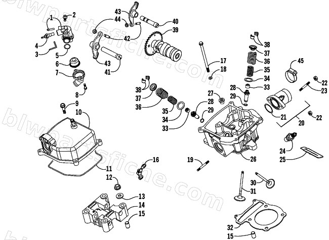 CYLINDER HEAD ASSEMBLY diagram