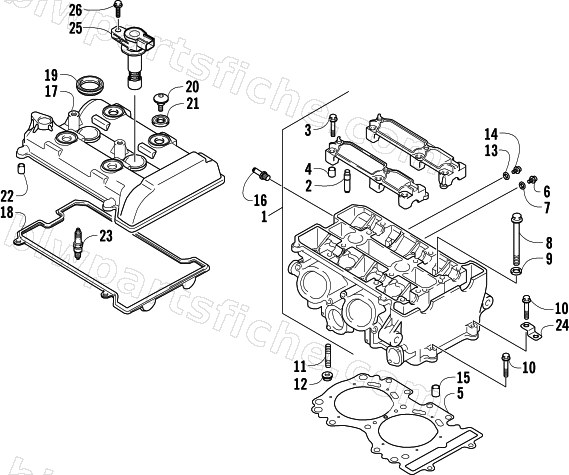 CYLINDER HEAD ASSEMBLY diagram