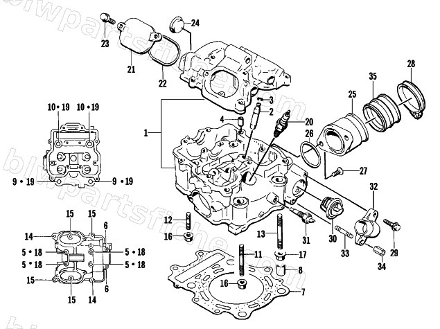 CYLINDER HEAD ASSEMBLY diagram