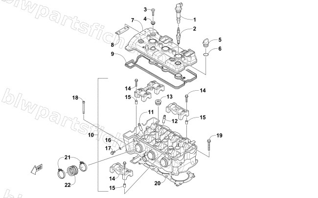 CYLINDER HEAD ASSEMBLY diagram