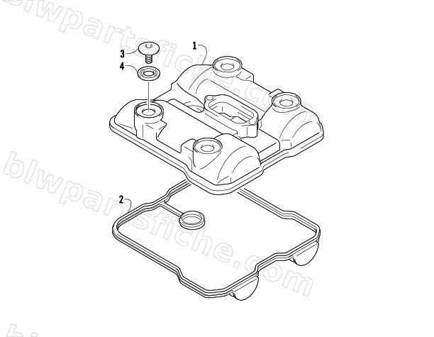 CYLINDER HEAD COVER ASSEMBLY diagram