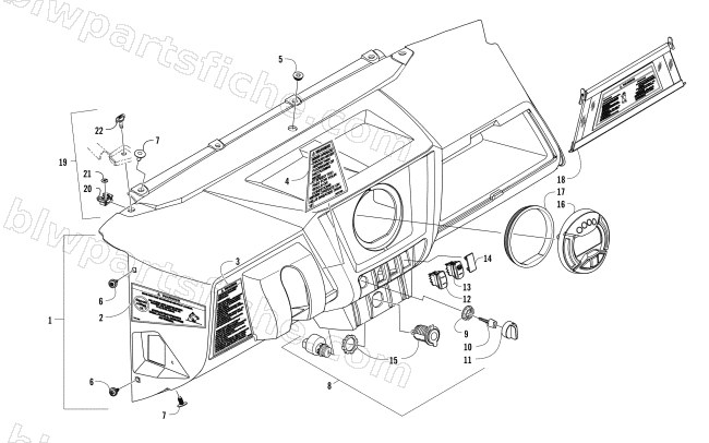 DASH ASSEMBLY diagram