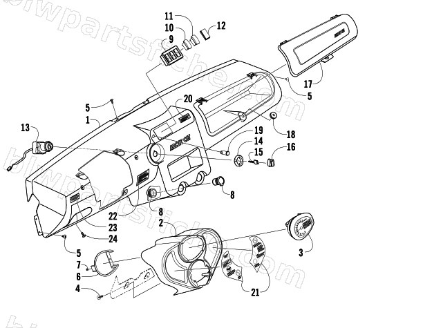 DASH ASSEMBLY diagram