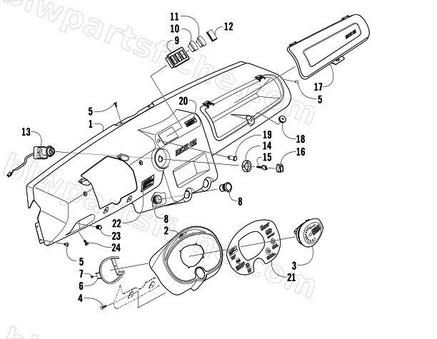 DASH ASSEMBLY diagram