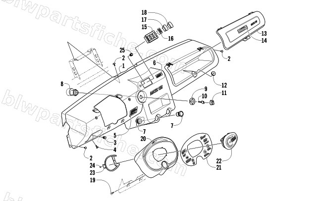 DASH ASSEMBLY diagram