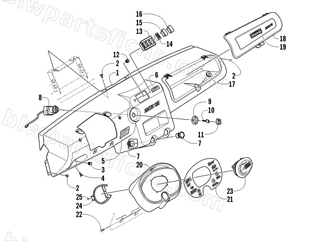 DASH ASSEMBLY diagram