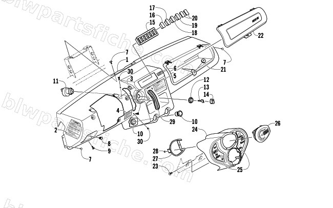 DASH ASSEMBLY diagram