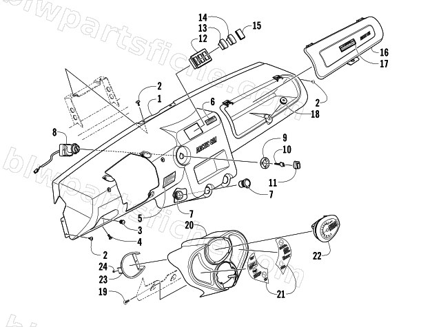 DASH ASSEMBLY diagram