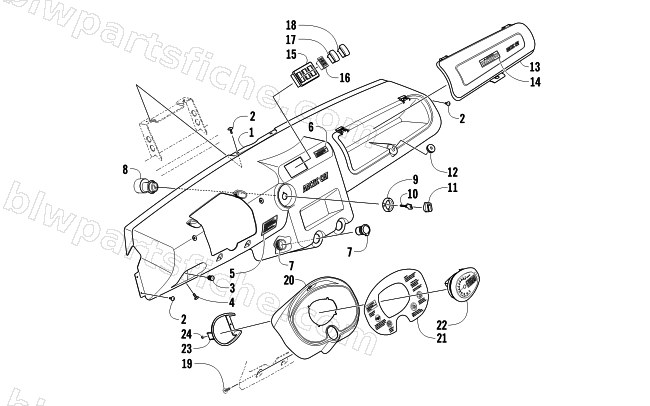 DASH ASSEMBLY diagram