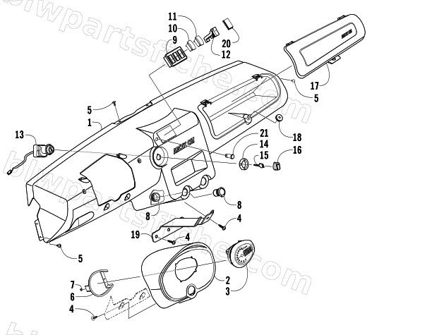 DASH ASSEMBLY diagram